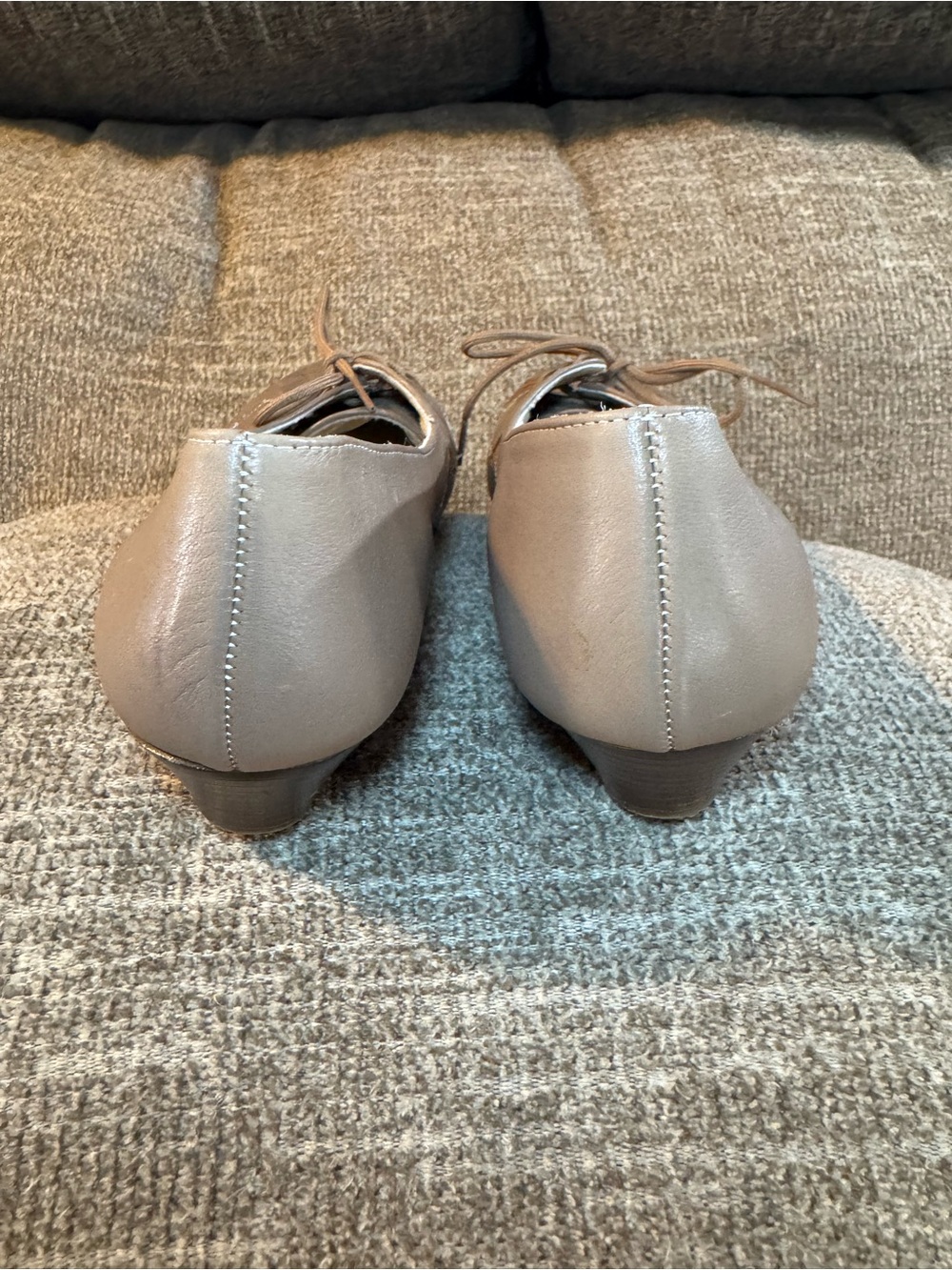 Vintage Penaljo Leather Fine Art of Comfort lace-up oxford flats #24260 Size 5M - Picture 8 of 11